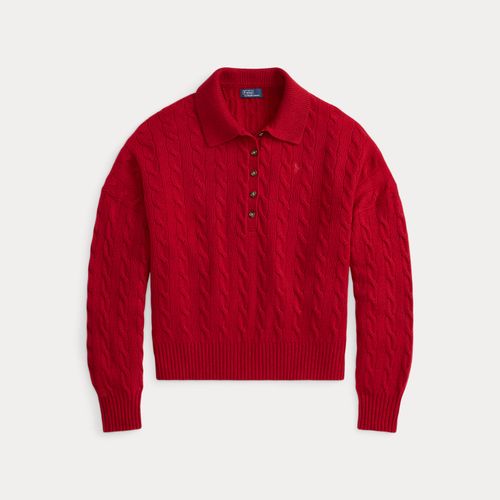 Pull col polo torsadé laine et cachemire - Polo Ralph Lauren - Modalova
