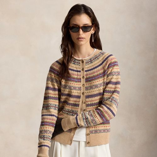 Cardigan Fair Isle en laine mélangée - Polo Ralph Lauren - Modalova