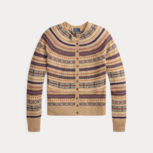Cardigan Fair Isle en laine mélangée - Polo Ralph Lauren - Modalova
