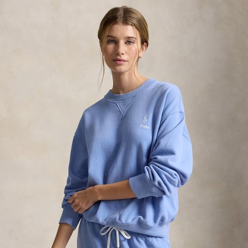 Col rond à logo en molleton - Polo Ralph Lauren - Modalova