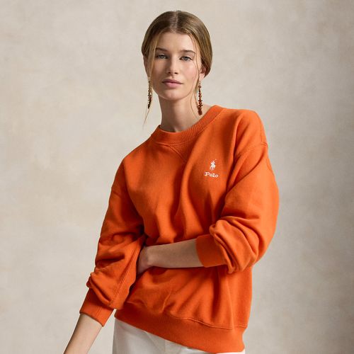 Col rond à logo en molleton - Polo Ralph Lauren - Modalova