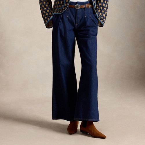 Jean plissé Flare à jambe large - Polo Ralph Lauren - Modalova