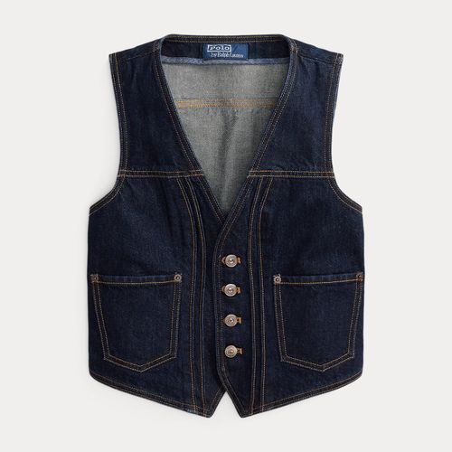 Gilet boutonné en denim - Polo Ralph Lauren - Modalova