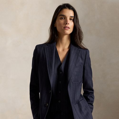 Blazer droit en laine milleraies - Polo Ralph Lauren - Modalova