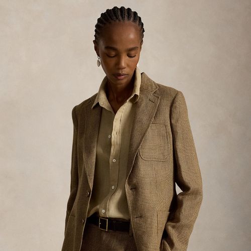 Blazer droit en tweed de lin écossais - Polo Ralph Lauren - Modalova
