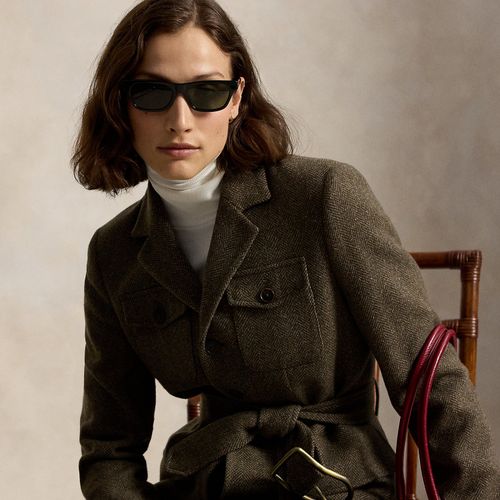 Blazer droit utilitaire en tweed - Polo Ralph Lauren - Modalova