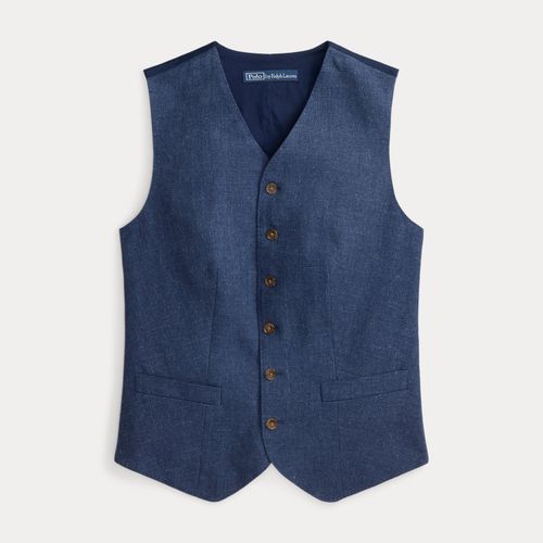 Gilet en lin-coton boutonné - Polo Ralph Lauren - Modalova