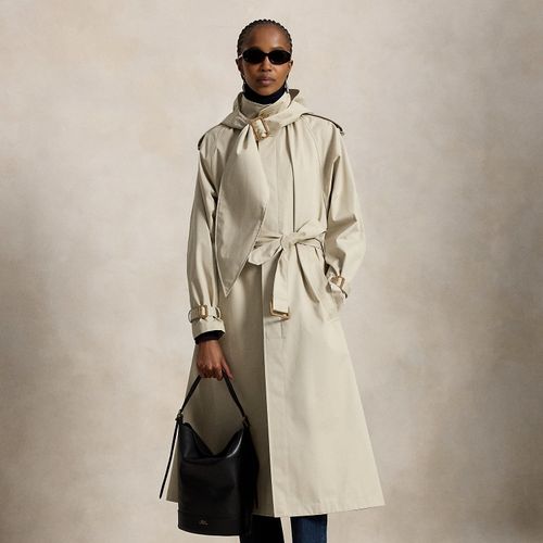 Trench à capuche avec foulard à boucle - Polo Ralph Lauren - Modalova