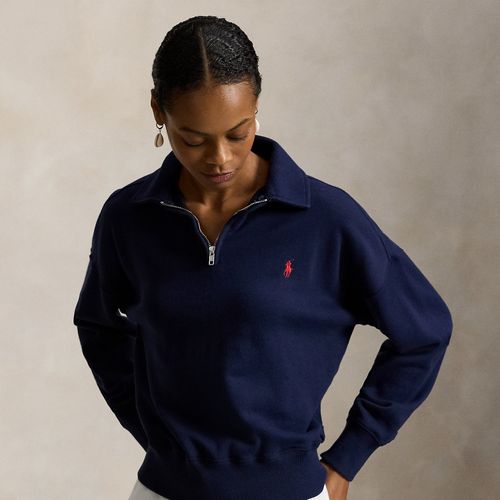 Pull demi-zippé en molleton léger - Polo Ralph Lauren - Modalova