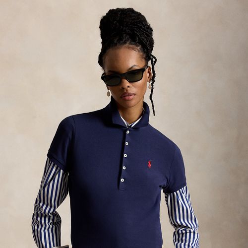 Polo en coton stretch coupe cintrée - Polo Ralph Lauren - Modalova