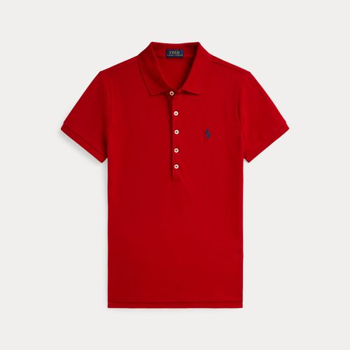 Polo en coton stretch coupe cintrée - Polo Ralph Lauren - Modalova