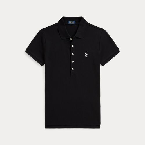 Polo en coton stretch coupe cintrée - Polo Ralph Lauren - Modalova