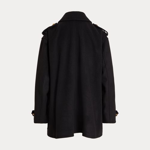 Manteau cape en melton de laine - Polo Ralph Lauren - Modalova