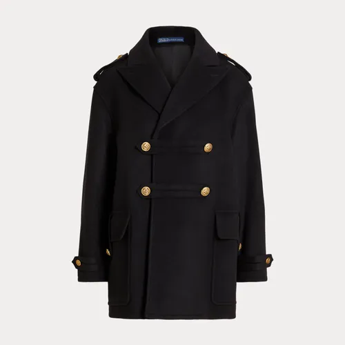 Manteau cape en melton de laine - Polo Ralph Lauren - Modalova