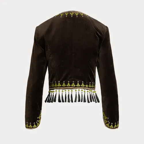 Veste décorée en velours - Polo Ralph Lauren - Modalova