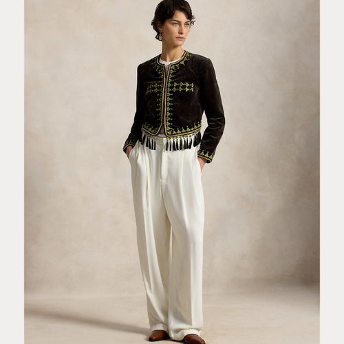 Veste décorée en velours - Polo Ralph Lauren - Modalova