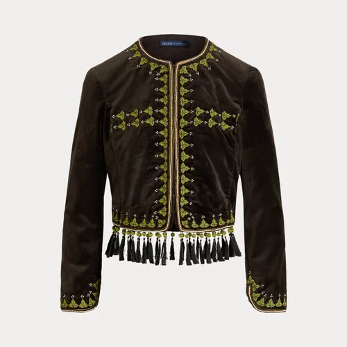 Veste décorée en velours - Polo Ralph Lauren - Modalova