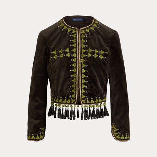 Veste décorée en velours - Polo Ralph Lauren - Modalova