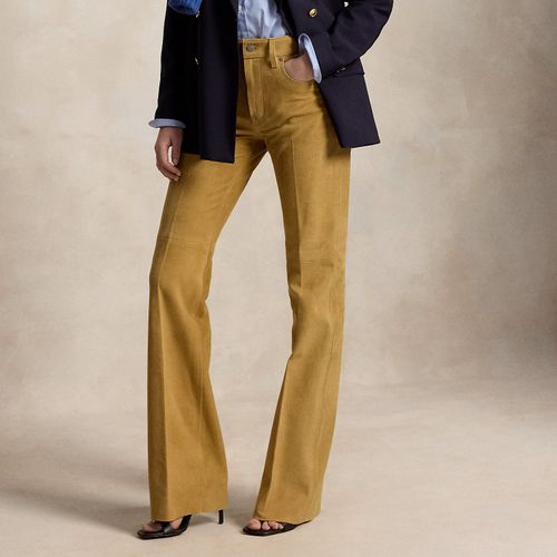 Pantalon bootcut en daim - Polo Ralph Lauren - Modalova