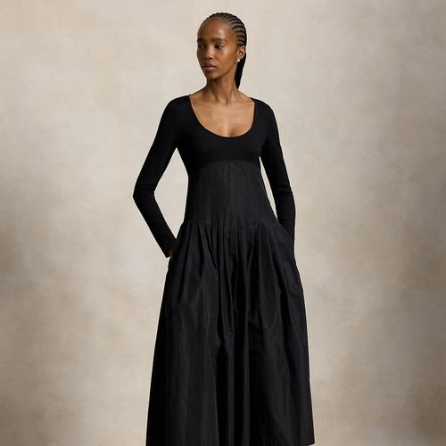 Robe plissée à couture empire - Polo Ralph Lauren - Modalova