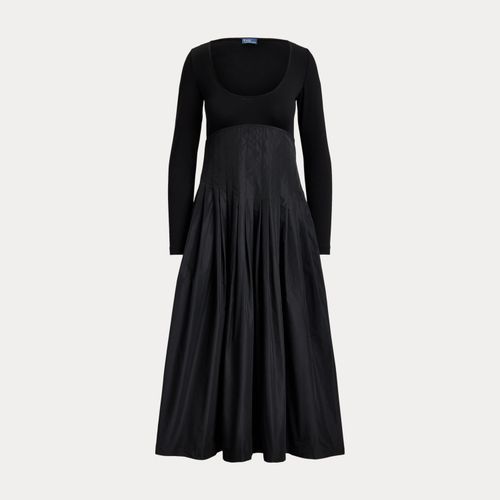 Robe plissée à couture empire - Polo Ralph Lauren - Modalova