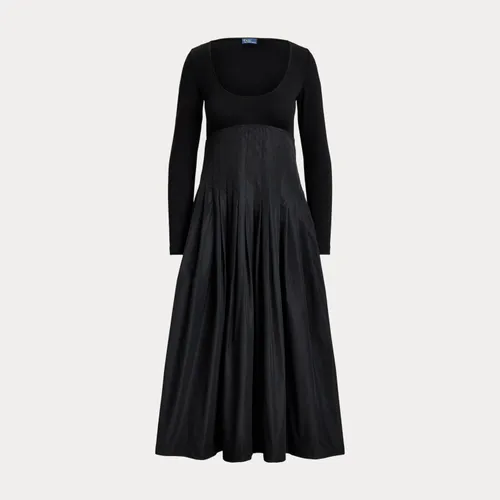 Robe plissée à couture empire - Polo Ralph Lauren - Modalova