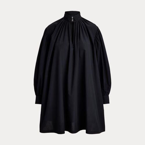Robe plissée à col smoking - Polo Ralph Lauren - Modalova