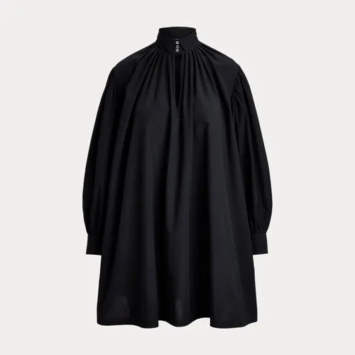 Robe plissée à col smoking - Polo Ralph Lauren - Modalova