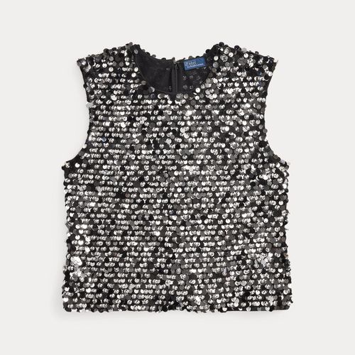 Débardeur en résille à sequins - Polo Ralph Lauren - Modalova