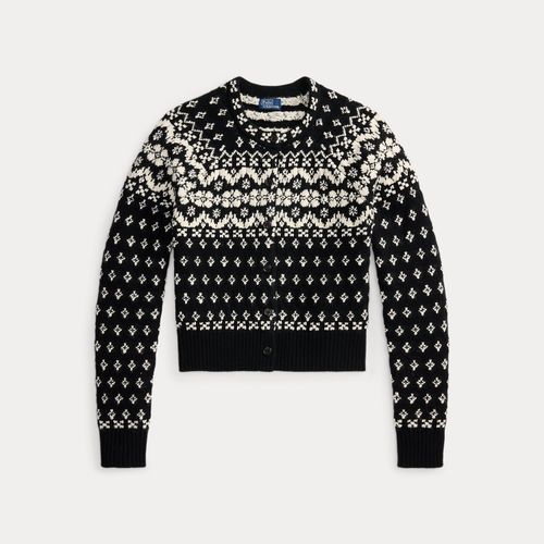 Cardigan Fair Isle en laine mélangée - Polo Ralph Lauren - Modalova