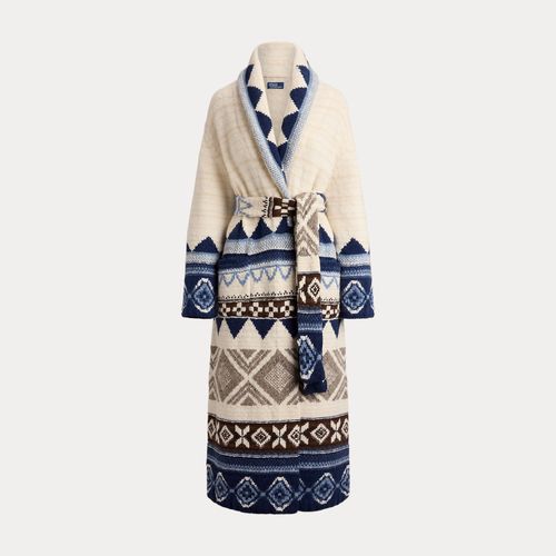 Manteau en laine à motif géométrique - Polo Ralph Lauren - Modalova