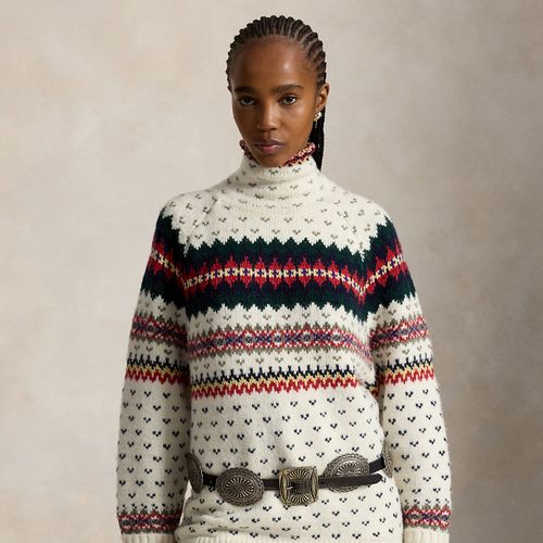 Pull col roulé Fair Isle laine mélangée - Polo Ralph Lauren - Modalova