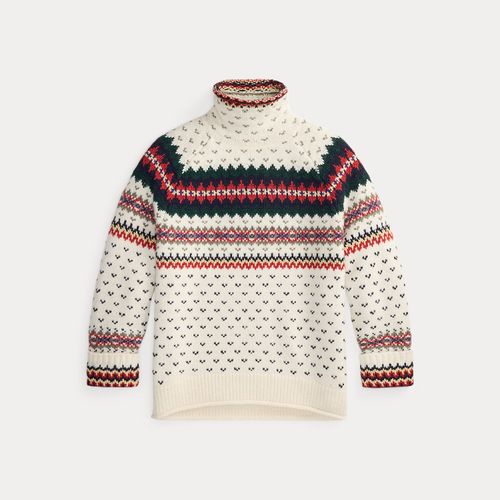 Pull col roulé Fair Isle laine mélangée - Polo Ralph Lauren - Modalova