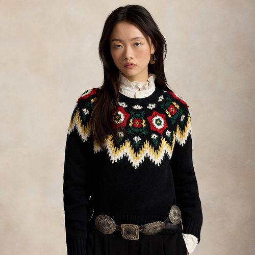 Pull à fleurs crochetées - Polo Ralph Lauren - Modalova