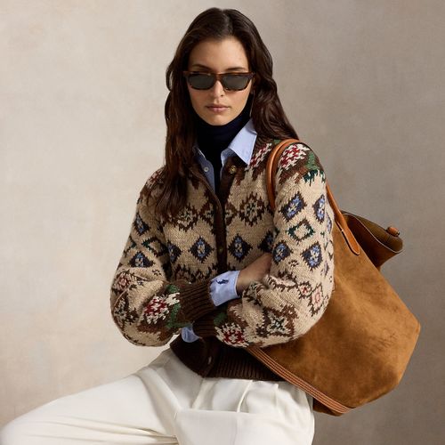 Cardigan géométrique laine et cachemire - Polo Ralph Lauren - Modalova