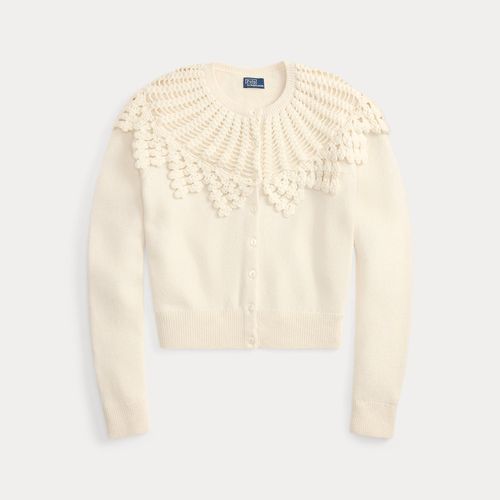 Cardigan crocheté en laine et alpaga - Polo Ralph Lauren - Modalova