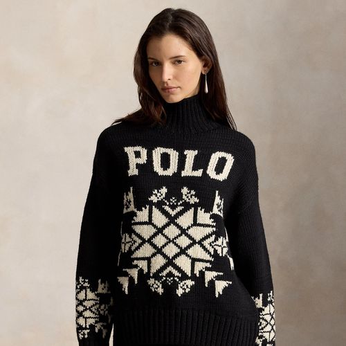 Pull col roulé flocons de neige en laine - Polo Ralph Lauren - Modalova