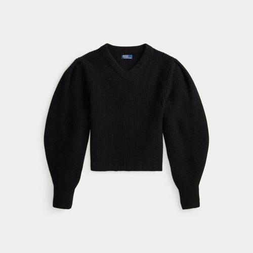 Pull à manches structurées en laine - Polo Ralph Lauren - Modalova
