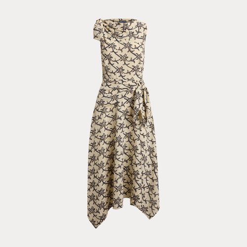 Robe en soie nouée à motif - Polo Ralph Lauren - Modalova