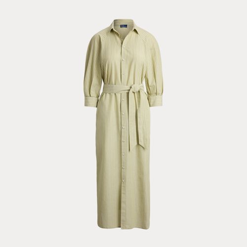 Robe-chemise manches raglan en coton-lin - Polo Ralph Lauren - Modalova