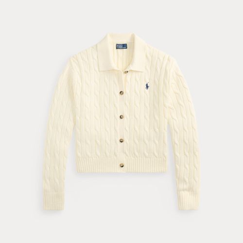 Cardigan à col polo en coton torsadé - Polo Ralph Lauren - Modalova