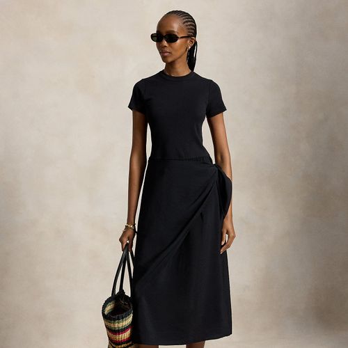 Robe T-shirt effet portefeuille - Polo Ralph Lauren - Modalova