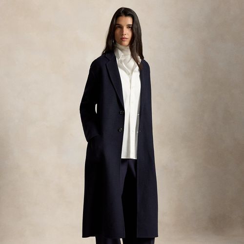 Manteau long en laine double face - Polo Ralph Lauren - Modalova