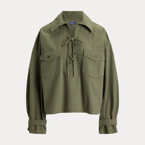 Chemise à lacets en coton - Polo Ralph Lauren - Modalova