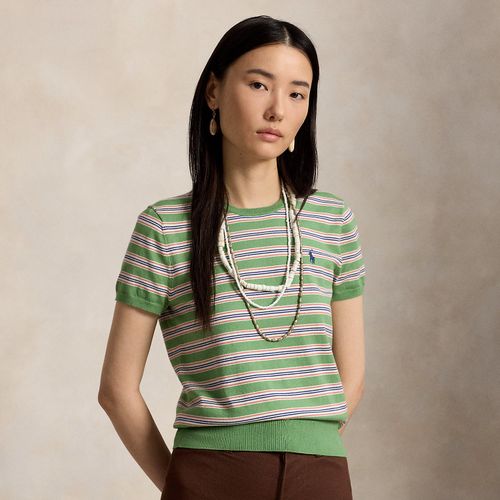 Pull rayé à manches courtes - Polo Ralph Lauren - Modalova