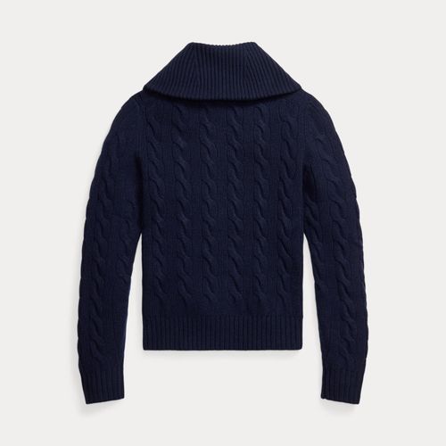 Cardigan torsadé zippé laine-cachemire - Polo Ralph Lauren - Modalova