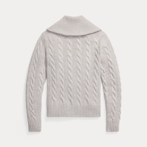 Cardigan torsadé zippé laine-cachemire - Polo Ralph Lauren - Modalova