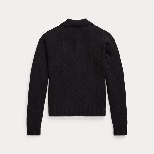 Pull col polo torsadé laine et cachemire - Polo Ralph Lauren - Modalova