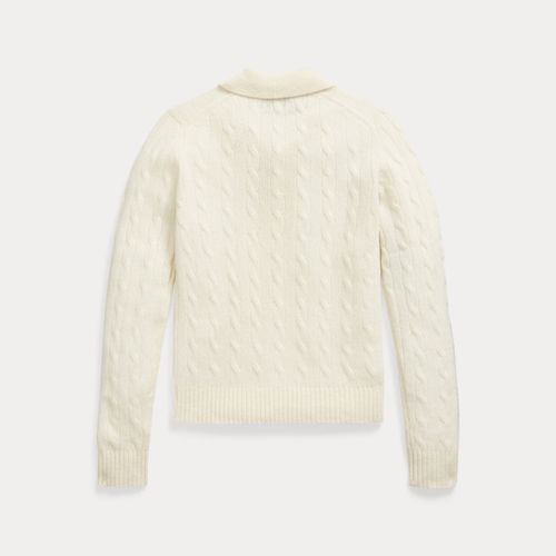 Pull col polo torsadé laine et cachemire - Polo Ralph Lauren - Modalova