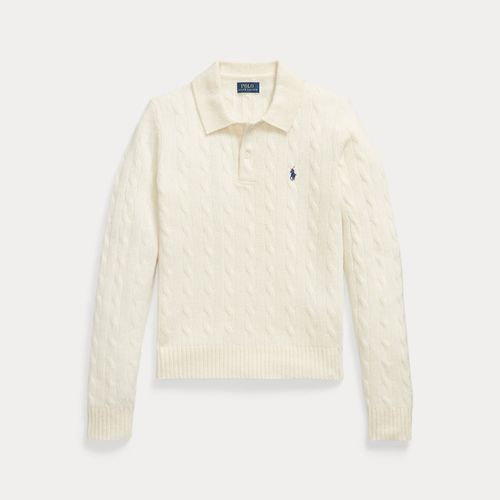 Pull col polo torsadé laine et cachemire - Polo Ralph Lauren - Modalova